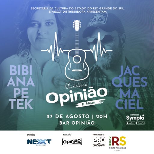 Acústico Opinião | Bibiana Petek e Jacques Maciel