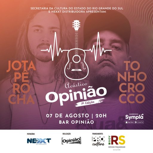 Acústico Opinião | Jota Pê Rocha e Tonho Crocco