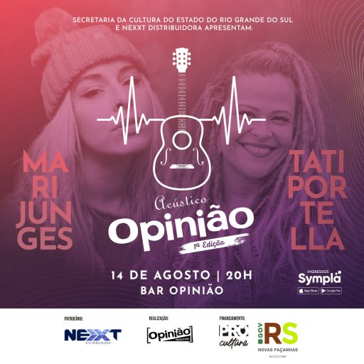 Acústico Opinião | Mari Junges e Tati Portella