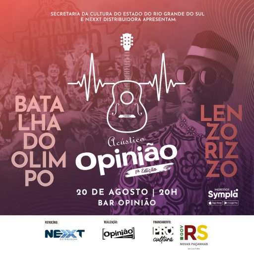 Acústico Opinião | Rap In Cena com Batalha do Olimpo e Lenzo Rizzo