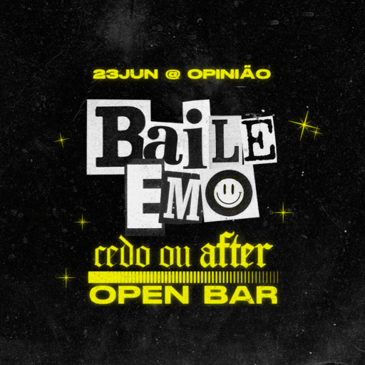 BAILE EMO – OPEN BAR – BAR OPINIÃO